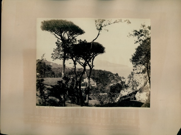 Photo around 1880, Massa Lubrense Naples Campania, Capri da Massa, View of Capri