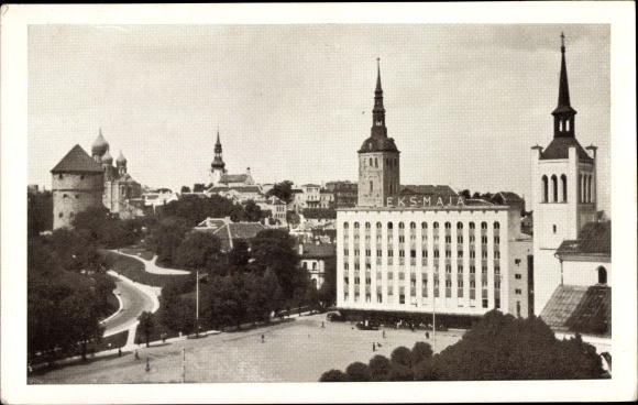 Postcard Tallinn Reval Estland, Vabadusplats