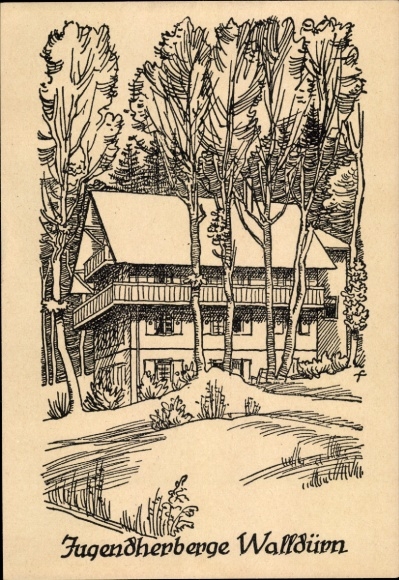 KP Walldürn w Odenwald Baden, schronisko młodzieżowe