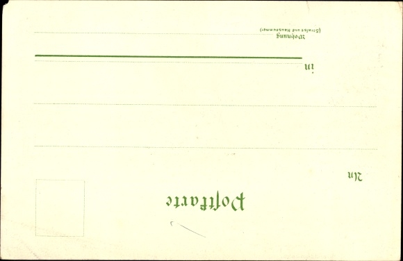 Chromo-Litho Gehlberg in Thuringia, Schmücke, Schneekopfturm