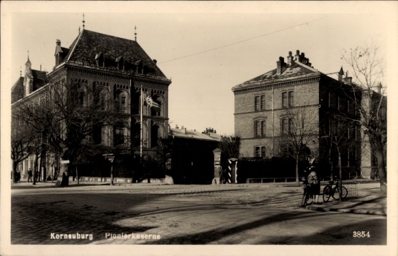 Postcard Korneuburg in Lower Austria, Pioneer Barracks