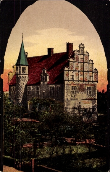 Ak Wolbeck Münster in Westfalen, Schloss