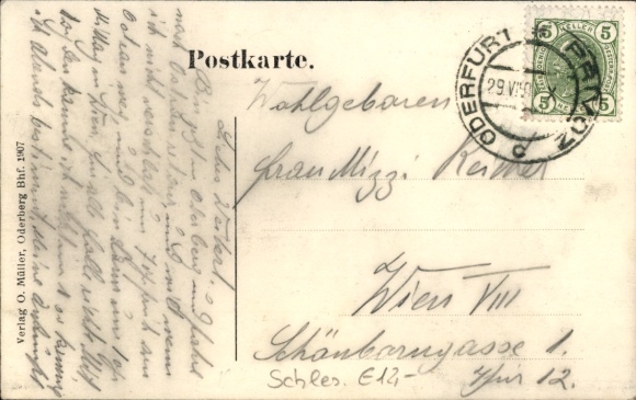 Postcard Bohumín Oderberg Region Moravian Silesia, Railway Station