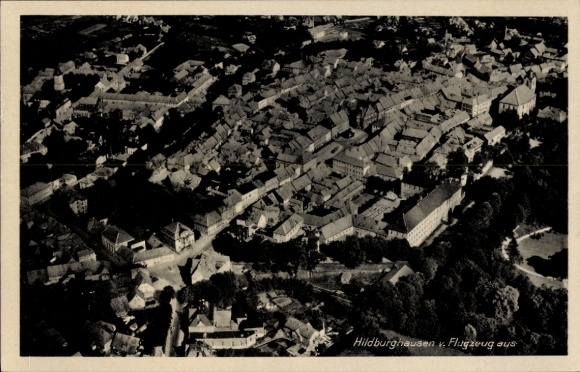 KP Hildburghausen w Turyngii, zdjęcie lotnicze