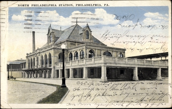 Ak Philadelphia Pennsylvania VS, station Noord-Philadelphia