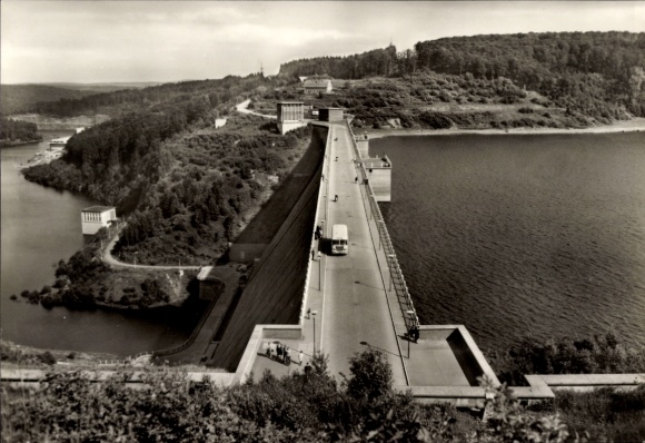 Ak Wendefurth Thale im Harz, Rappbode-Talsperre