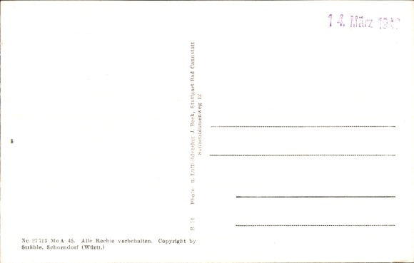 Postcard Pfaffenhofen in Württemberg, aerial photograph