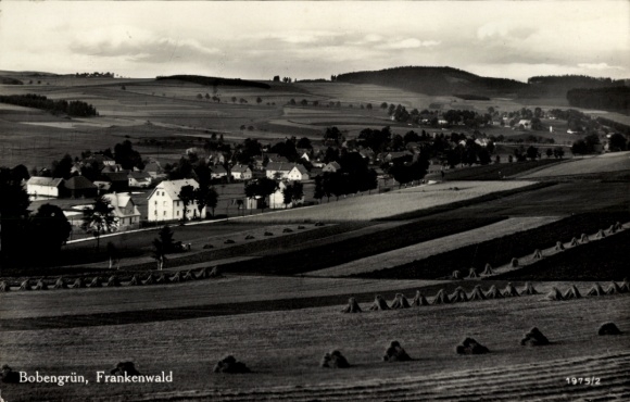 Postcard Bobengrün Bad Steben in Upper Franconia, general view, Franconian Forest