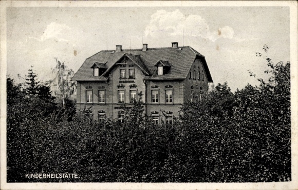 Postcard Kleinschweidnitz Großschweidnitz in Saxony, children's sanatorium, Anna Gertrud Stift