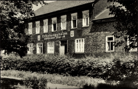 Postcard Neustadt am Rennsteig, FDGB convalescent home Golden Frog