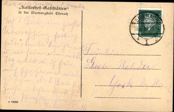 KP Eisenach, Gasthof Weinhaus Turmschänke, Nikolaiturm, Stammtisch P. Lindau