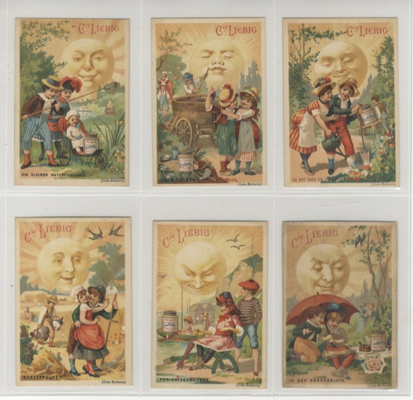 Liebig pictures series A 86 sun pictures 1884