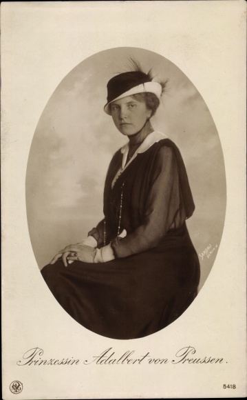 PC Adelheid of Saxony Meiningen, Princess Adalbert of Prussia, portrait, NPG 5418