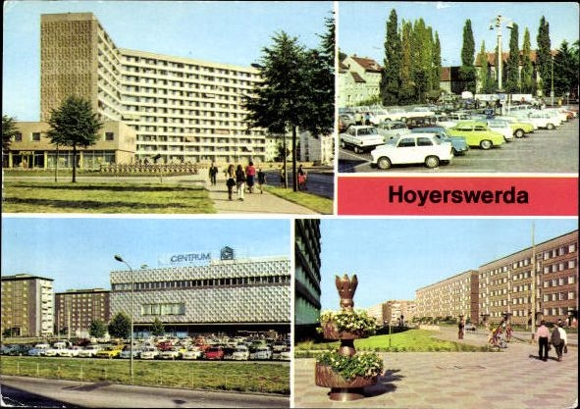 13 old PC Hoyerswerda in Upper Lusatia, various views