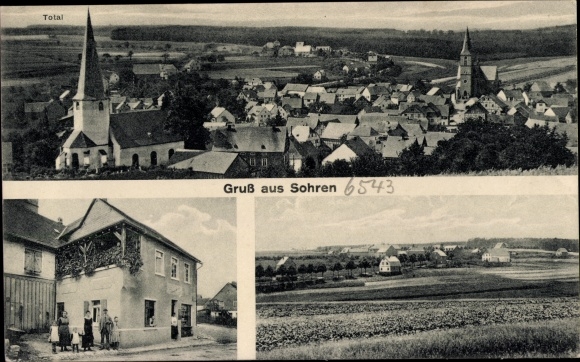 PC Sohren im Hunsrück, total view, fields