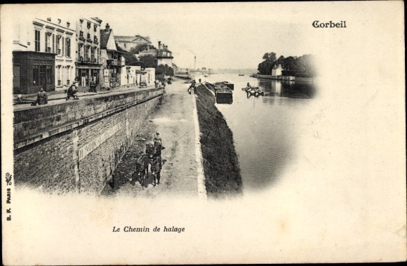 KP Corbeil Essonne, Le Chemin de halage, towpath