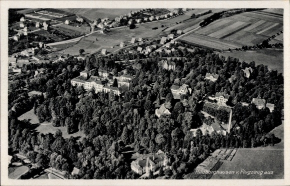 KP Hildburghausen w Turyngii, zdjęcie lotnicze