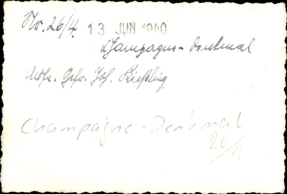 Photo Souain-Perthes-lès-Hurlus Marne, Navarin Farm, Champagne Denkmal, Deutsche Wehrmacht 1940