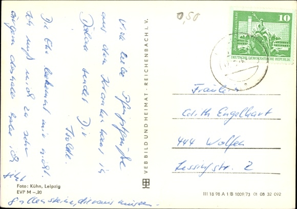 Postcard Dölau Halle an der Saale, district hospital