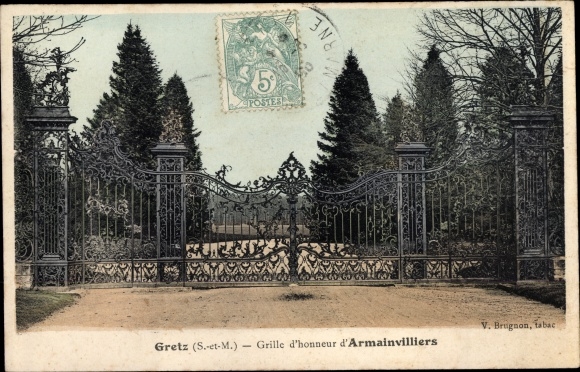 KP Gretz Armainvilliers Seine et Marne, Grille d'honneur d'Armainvilliers