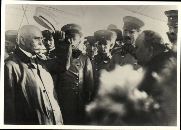 10 old Postcard men in uniform and suits, various views