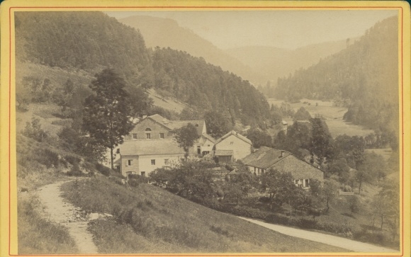 Cabinet photo Val d&#39;Herival Lorraine Vosges, landscape, locality