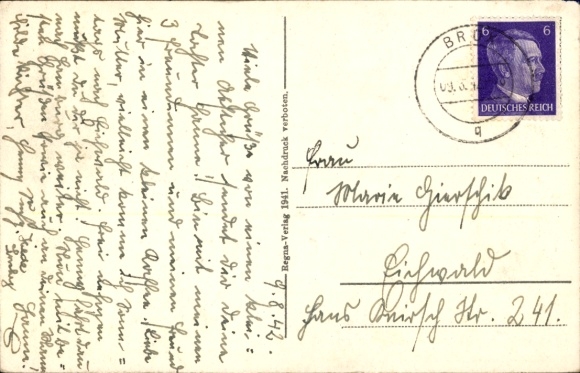 Postcard Litvínov Oberleutensdorf Reg. Ústí nad Labem, Waldsteinplatz, tram, Pelzhaus Ott