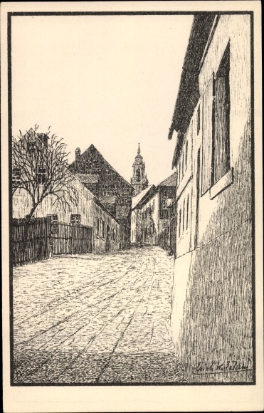 Artist PC Erich Eiland, Schneeberg in the Ore Mountains, The distant song