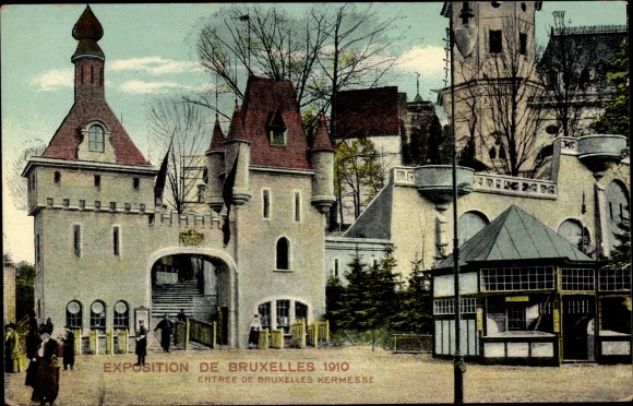 KP Bruxelles Bruksela, Ekspozycja, Wystawa Światowa 1910, Entrée de Bruxelles Kermesse