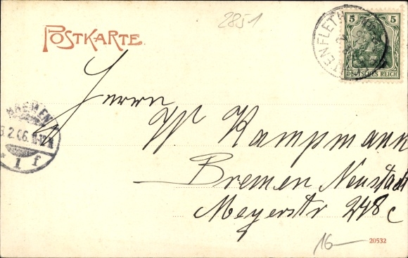 PC Rechtenfleth Hagen in Bremen in Lower Saxony, Hermann Allmers&#39; Marschenheim