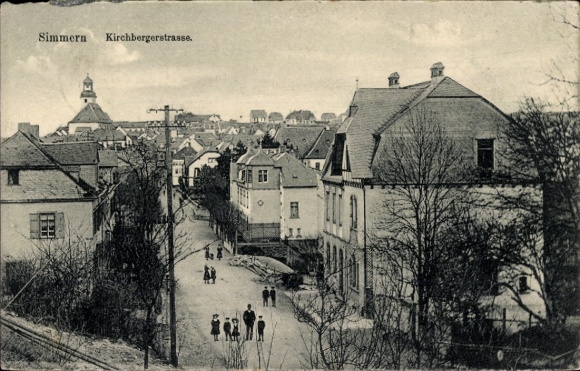 Postcard Simmern im Hunsrück, Kirchbergerstraße
