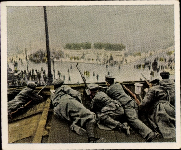 Collector's picture The post-war period No. 12, December 1918, Christmas 1918, guard regiment loyal to the government