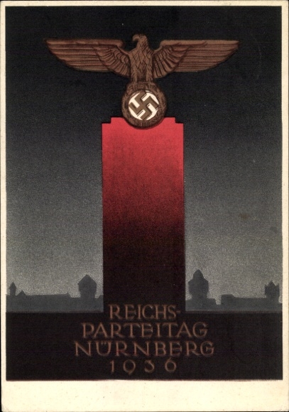 Artist Postcard Klein, Richard, Reich Party Rally of the NSDAP Nuremberg 1936