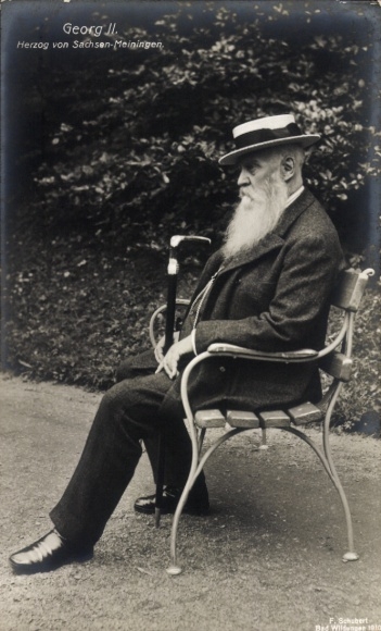 PC George II, Duke of Saxe-Meiningen, portrait