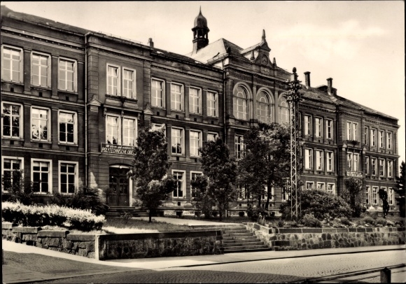 Ak Gersdorf in Sachsen, Erwin Hartsch Schule