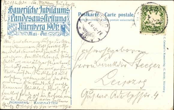 KP artystyczna Kley, Heinrich, Norymberga w środkowej Frankonii, Bawaria, kazamaty