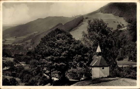 Picture Simonswald in the Black Forest, chapel, landscape