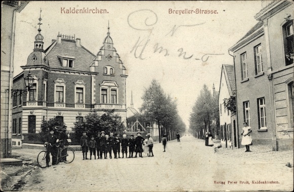 Postcard Kaldenkirchen Nettetal am Niederrhein, Breyeller Strasse, children