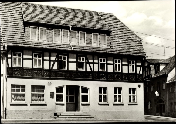 Postcard Blankenhain in Thuringia, FDGB convalescent home to the golden braid