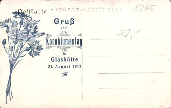 PC Glashütte in Saxony, 400th anniversary of the city, coat of arms, portrait
