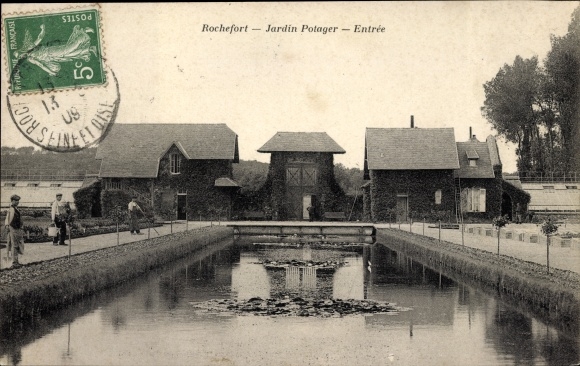Postcard Rochefort en Yvelines, Vegetable Garden