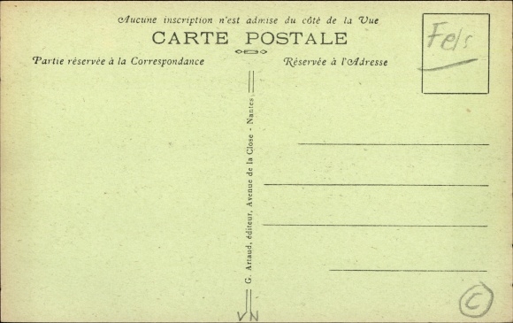 Postcard Huelgoat Finistere, Le Rocher Tremblant