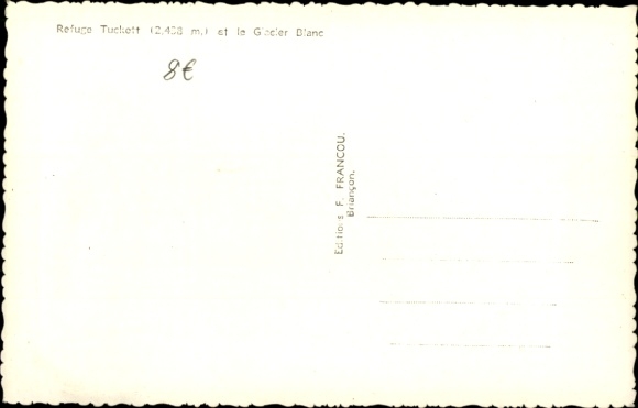CPA Refuge Tuckett, Glacier Blanc