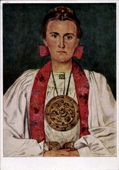 Artysta KP Willrich, Wolfgang, Transylwańska dziewczyna liderka, niemiecka szlachta krwi, VDA P 14 nr 2