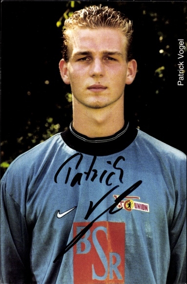 Autogrammkarte Fußballer Patrick Vogel, 1. FC Union Berlin, Autogramm