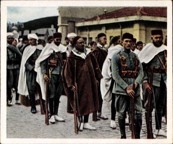 Collective picture The post-war period No. 91, July 1925, French intervention in Morocco