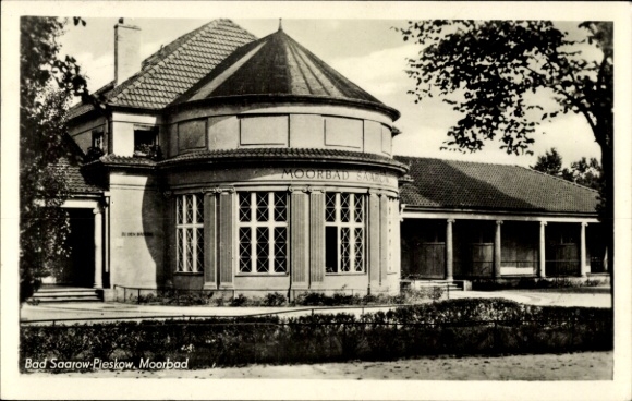 Postcard Pieskow Bad Saarow in der Mark, Moorbad