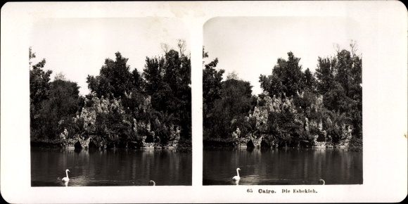 Stereo Photo Cairo Cairo Egypt, Esbekieh