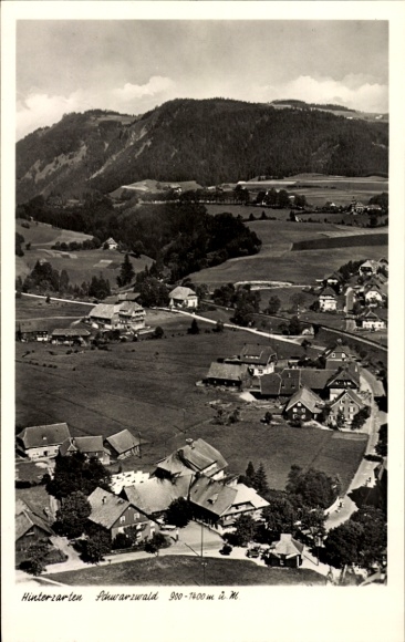 Ak Hinterzarten im Schwarzwald, Fliegeraufnahme