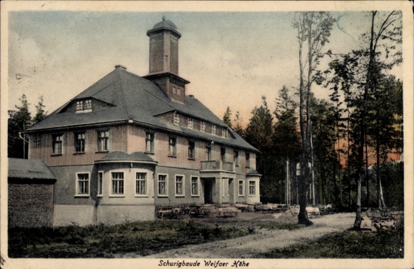 Postcard Weifa Steinigtwolmsdorf Lausitz, Weifaer Höhe, Schurig-Baude